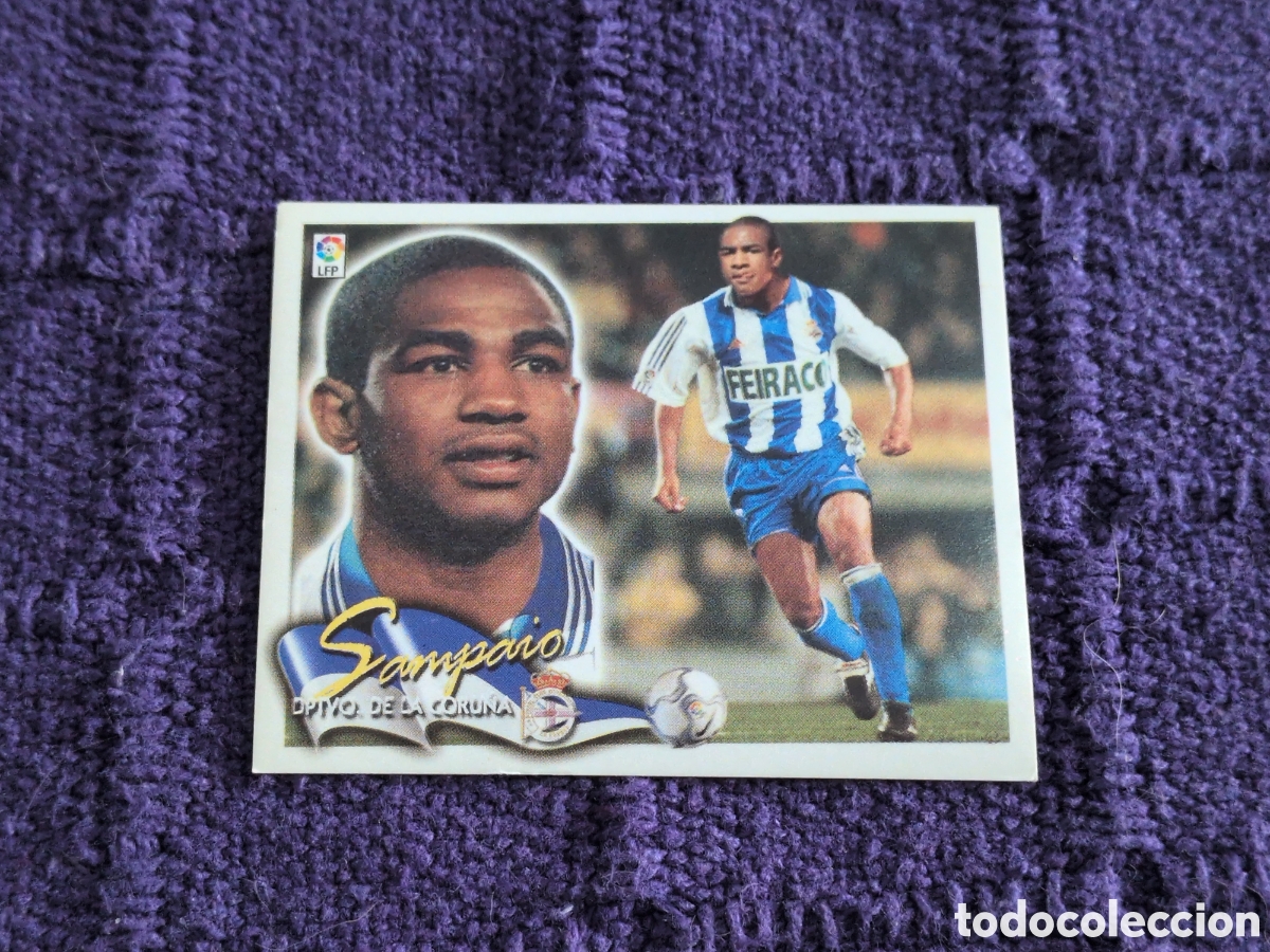 Cromos de f&uacute;tbol: Deportivo de La Coru&ntilde;a - Sampaio - COLOCA - Ediciones Este Liga 2000-2001, 00-01 - Nunca pegado