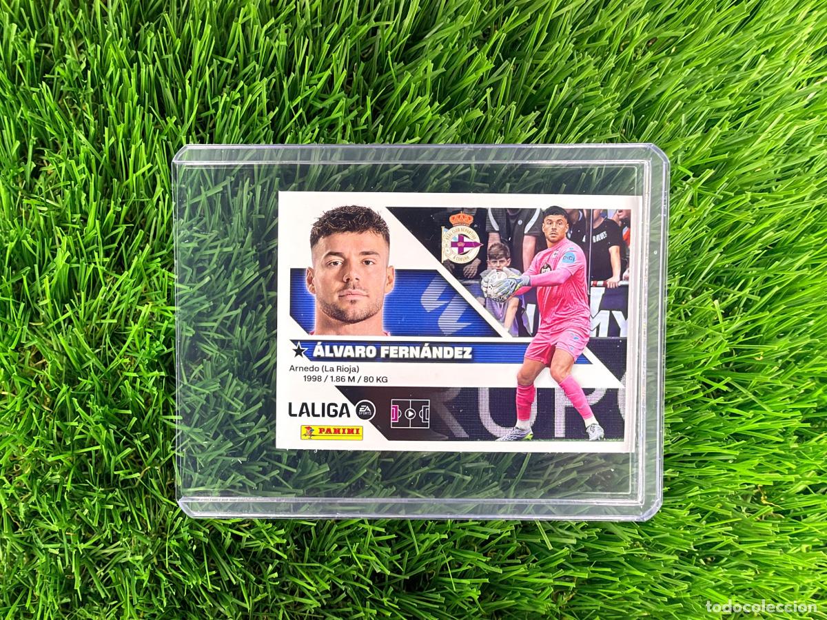 Cromos de f&uacute;tbol: N&ordm; 3 &Aacute;lvaro Fern&aacute;ndez RC Deportivo Liga Este 26 27