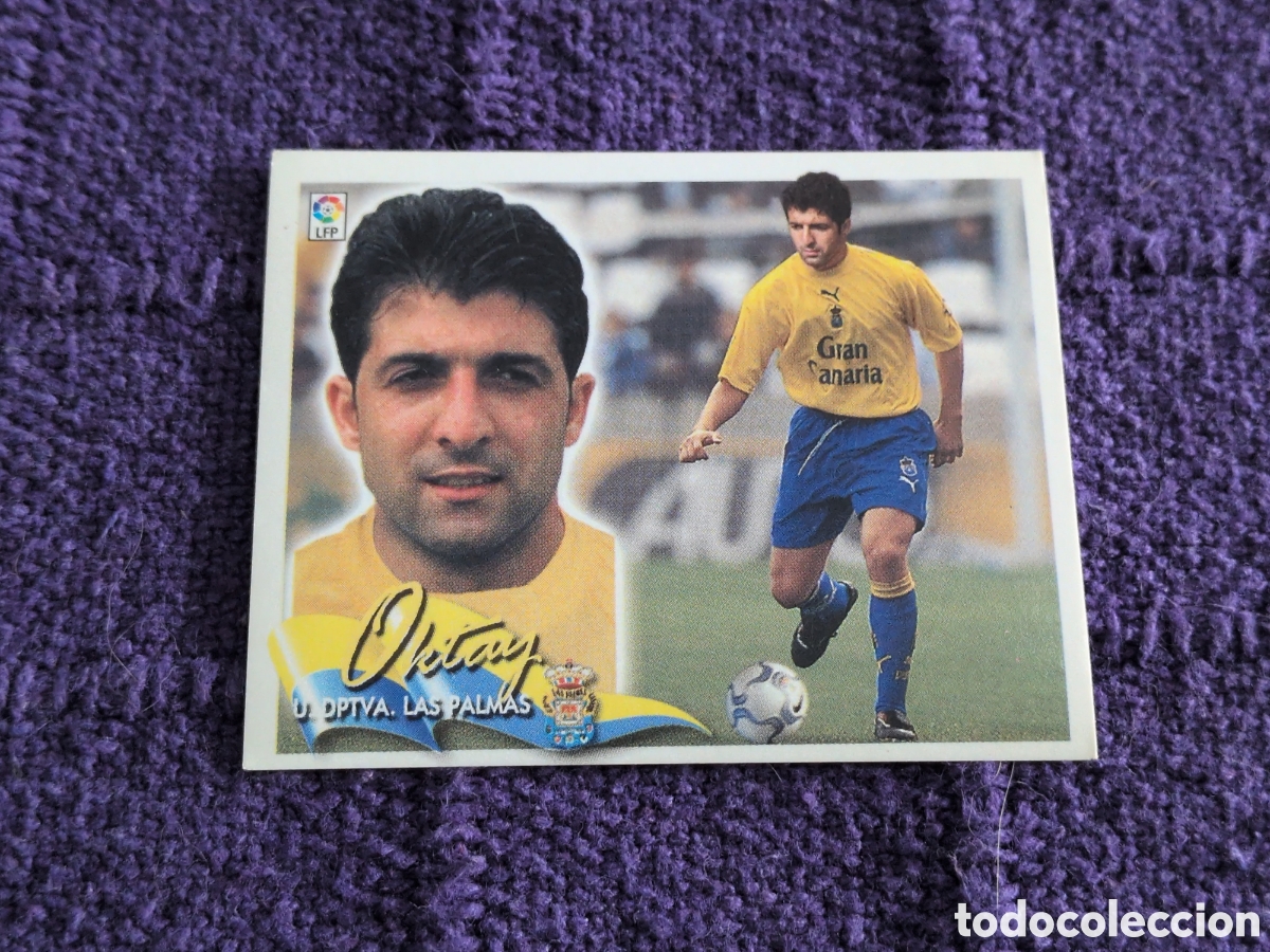 Figurine di Calcio: Las Palmas - Oktay - COLOCA - Ediciones Este Liga 2000-2001, 00-01 - Nunca Pegado