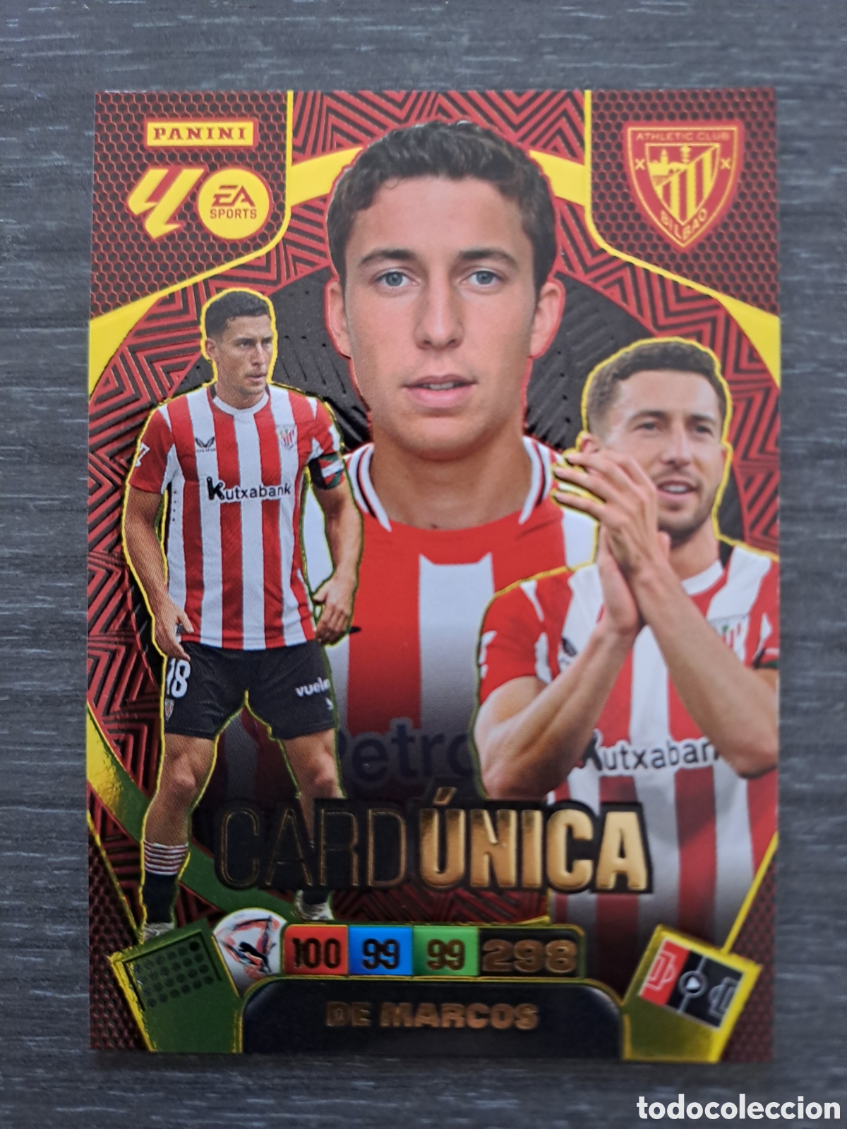 Cromos de f&uacute;tbol: TOTAL KINGS ADRENALYN XL 25-26 &ndash; DE MARCOS De Marcos &ndash; Card &Uacute;nica Carta Total Kings exclusiva de l