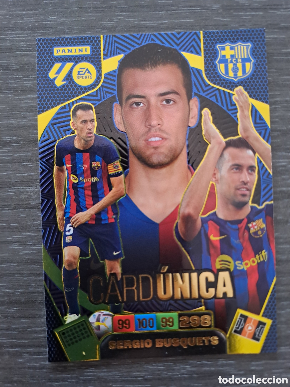 Cromos de f&uacute;tbol: TOTAL KINGS ADRENALYN XL 25-26 &ndash; BUSQUETS Busquets &ndash; Card &Uacute;nica Carta Total Kings exclusiva de la