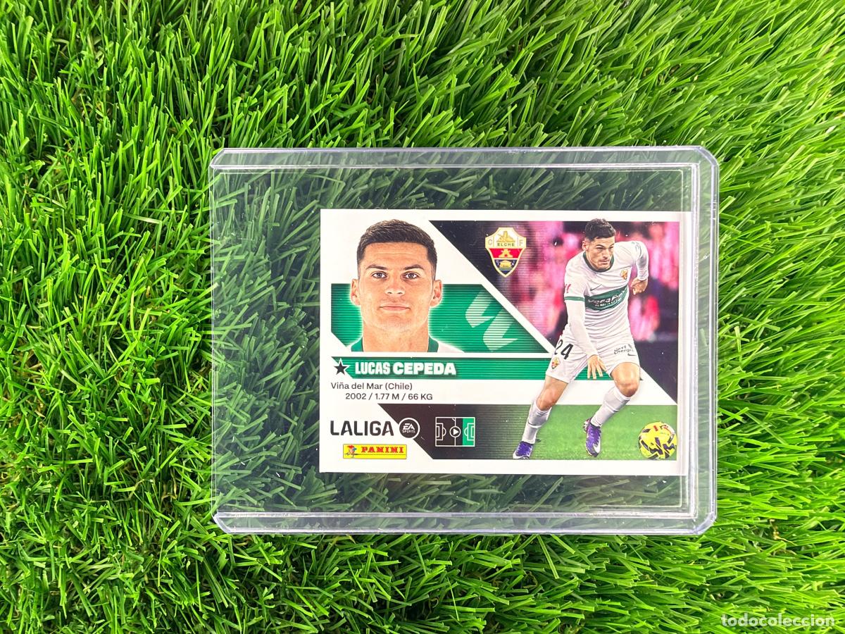 Cromos de f&uacute;tbol: N&ordm; 18 Cepeda Elche CF Liga Este 26 27