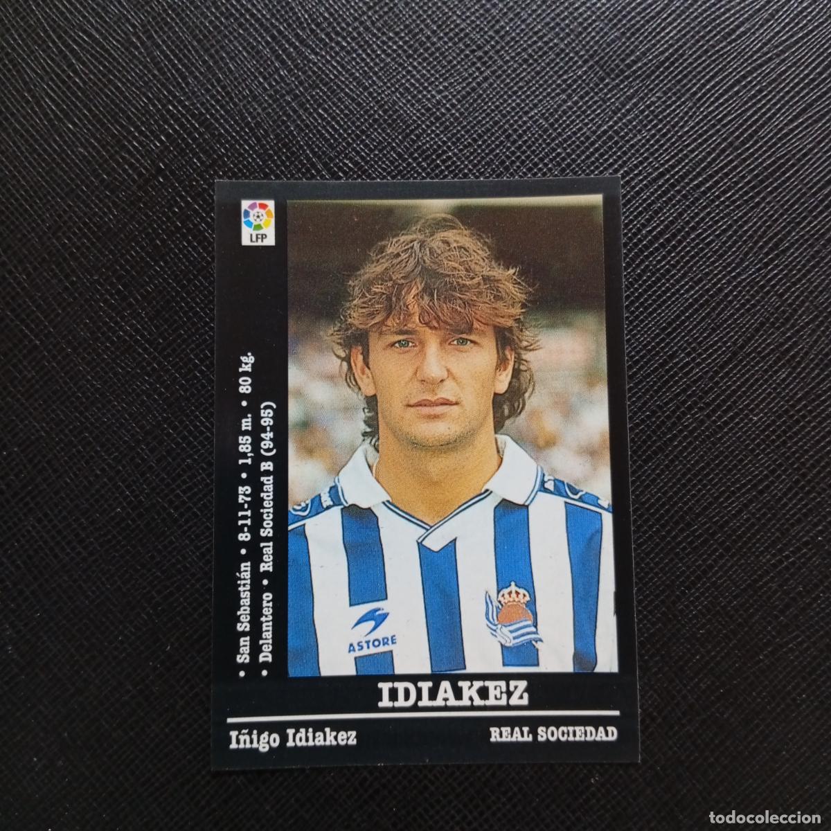 Cromos de f&uacute;tbol: 219A 219 IDIAKEZ REAL SOCIEDAD PANINI 00 01 CROMO FUTBOL LIGA 2000 2001 - SIN PEGAR - A31 PG505