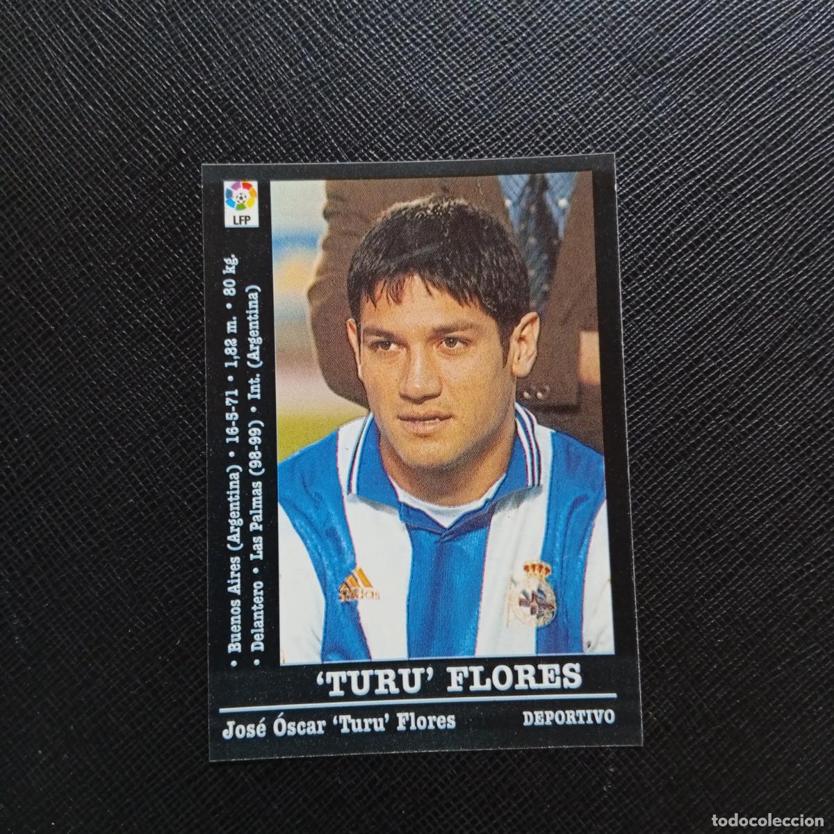 Cromos de f&uacute;tbol: 16 TURU FLORES DEPORTIVO PANINI 00 01 CROMO FUTBOL LIGA 2000 2001 - SIN PEGAR - A31 PG505