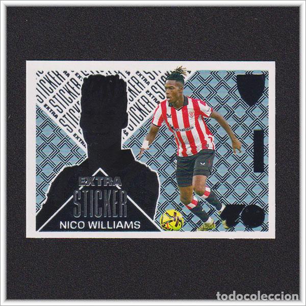 Cromos de f&uacute;tbol: LIGA ESTE 2026 2027 26 27 PANINI NICO WILLIAMS PLATA EXTRA STICKER ATHLETIC BILBAO ALBUM 1&ordf; EDICI&Oacute;N