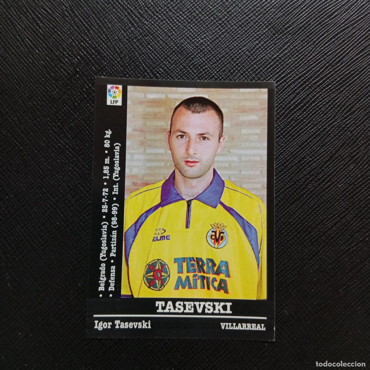 Cromos de f&uacute;tbol: 330 TASEVSKI VILLARREAL PANINI 00 01 CROMO FUTBOL LIGA 2000 2001 - SIN PEGAR - A31 PG505