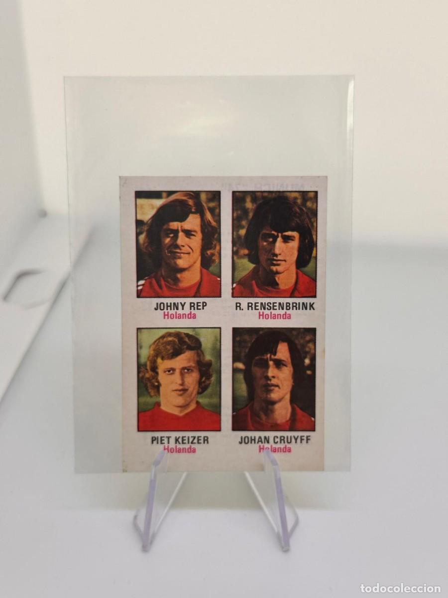 Cromos de f&uacute;tbol: Rookie Johan Cruyff #38 Holanda Editorial Fher Panel Munich 1974