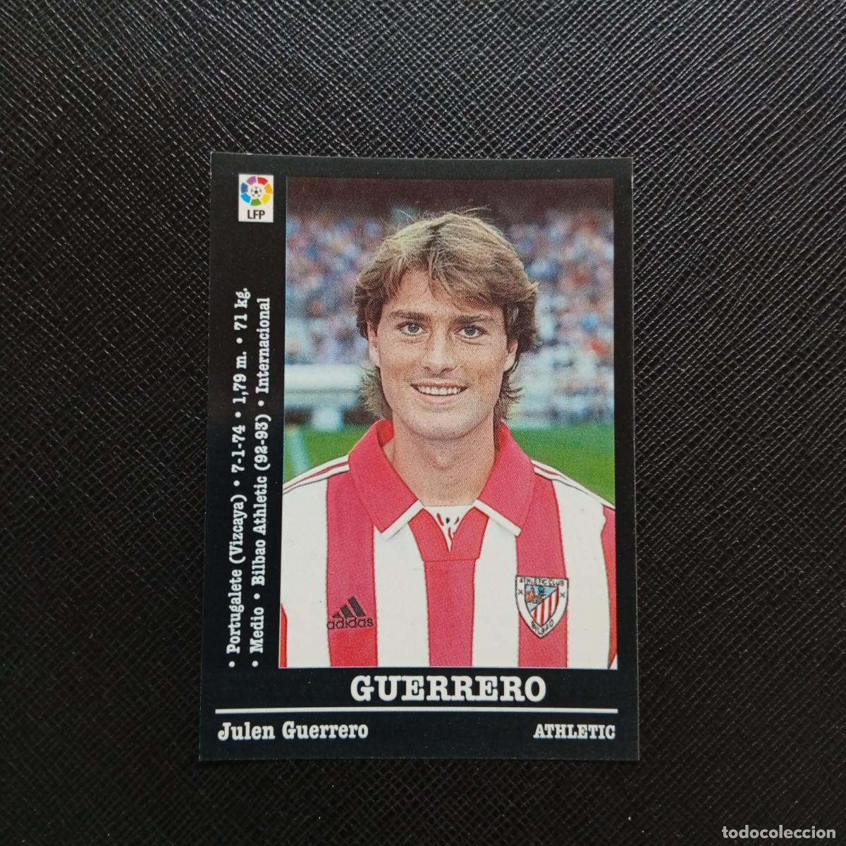 Cromos de f&uacute;tbol: 182 GUERRERO BILBAO PANINI 00 01 CROMO FUTBOL LIGA 2000 2001 - SIN PEGAR - A31 PG523