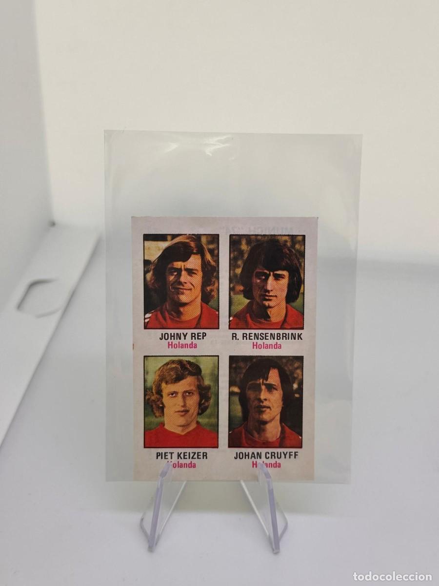 Cromos de f&uacute;tbol: Rookie Johan Cruyff #38 Holanda Editorial Fher Panel Munich 1974 1