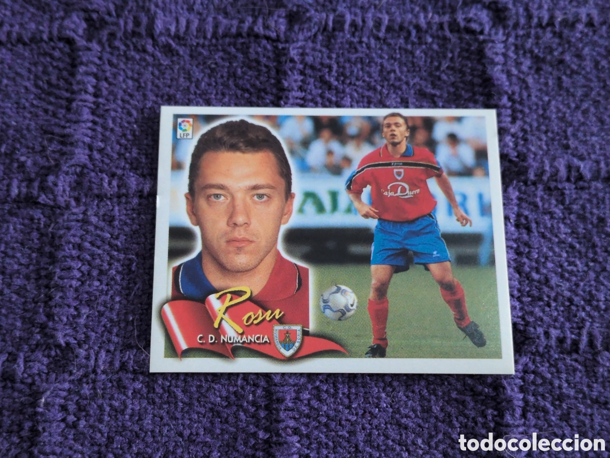 Figurine di Calcio: ROSU C. D. NUMANCIA COLOCA LIGA ESTE 2000 2001 00 01 NUNCA PEGADO SIN PEGAR