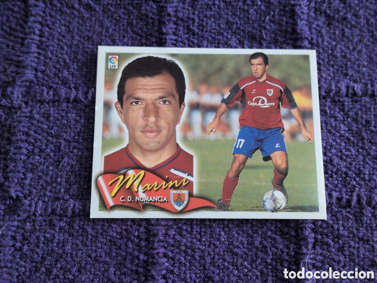 Figurine di Calcio: Numancia - Marini - COLOCA - Ediciones Este Liga 2000-2001, 00-01 - Nunca pegado