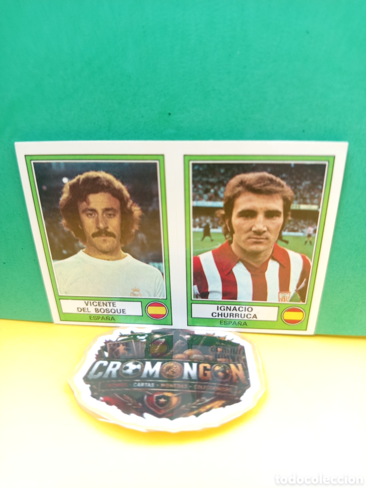 Football Stickers: ❇️ CROMO ⚽ DEL BOSQUE Y CHURRUCA ESPA&Ntilde;A 90 FIGURINE PANINI EURO FOOTBALL 78 ❇️