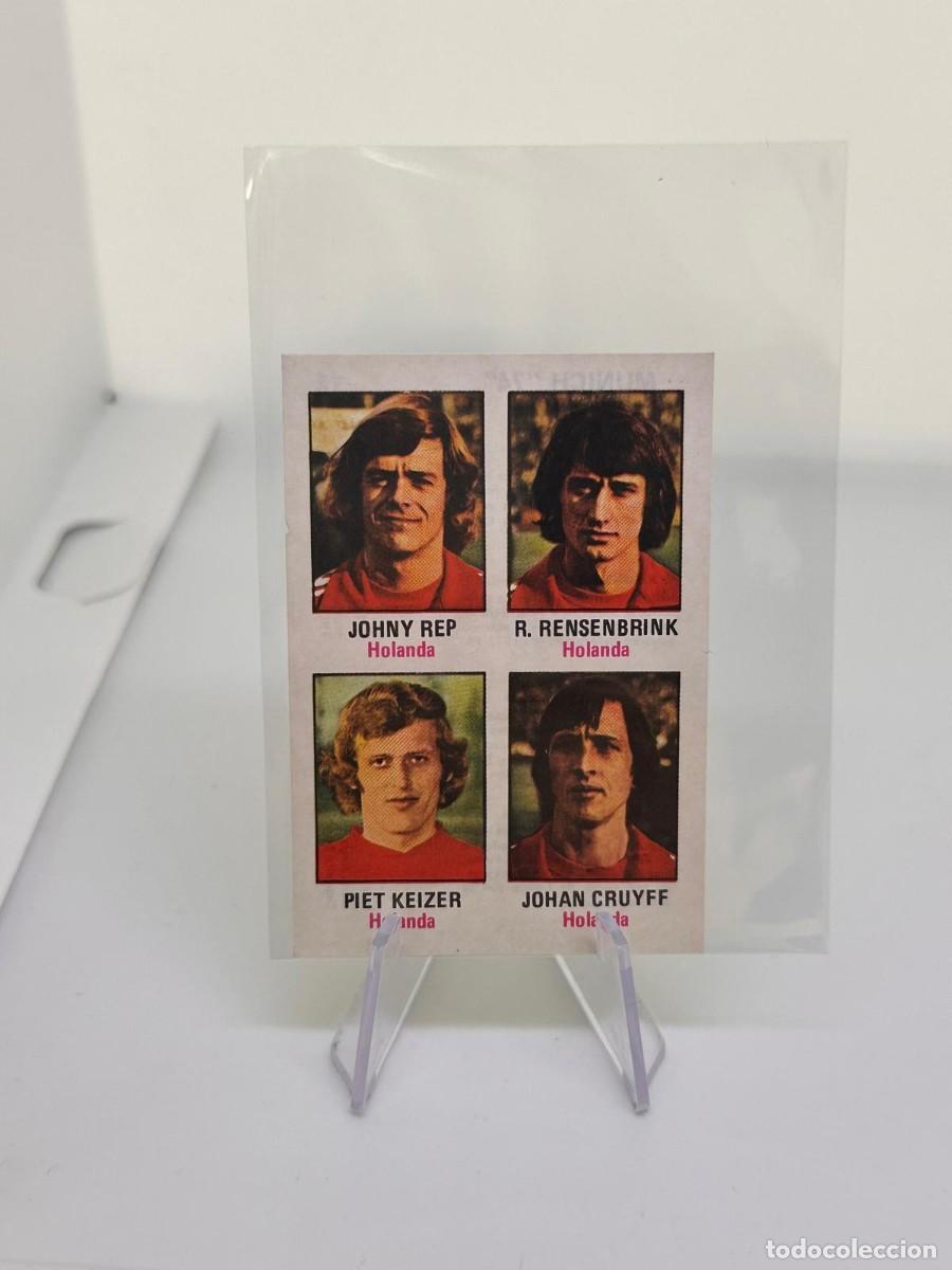 Cromos de f&uacute;tbol: Rookie Johan Cruyff #38 Holanda Editorial Fher Panel Munich 1974 3