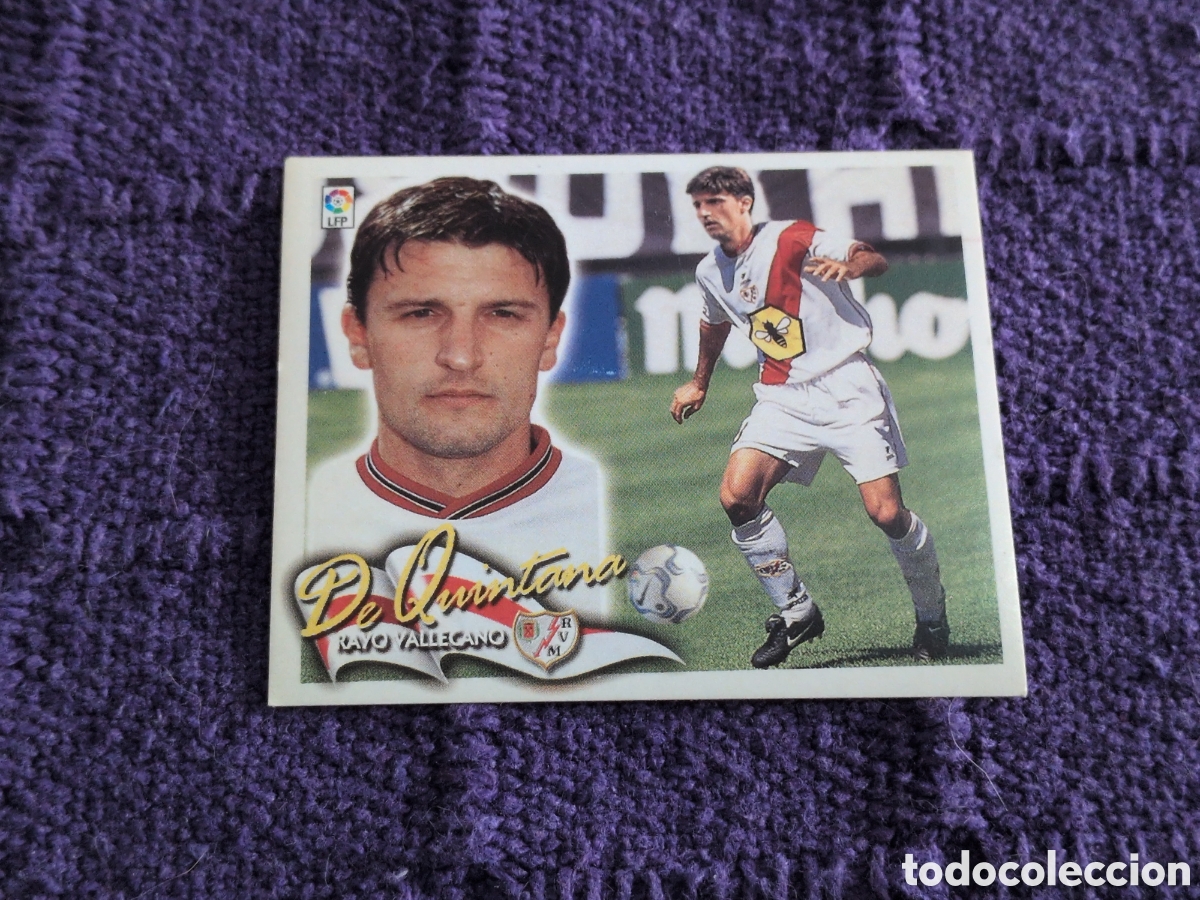 Figurine di Calcio: Rayo Vallecano - De Quintana - COLOCA - Ediciones Este Liga 2000-2001, 00-01 - Nunca Pegado