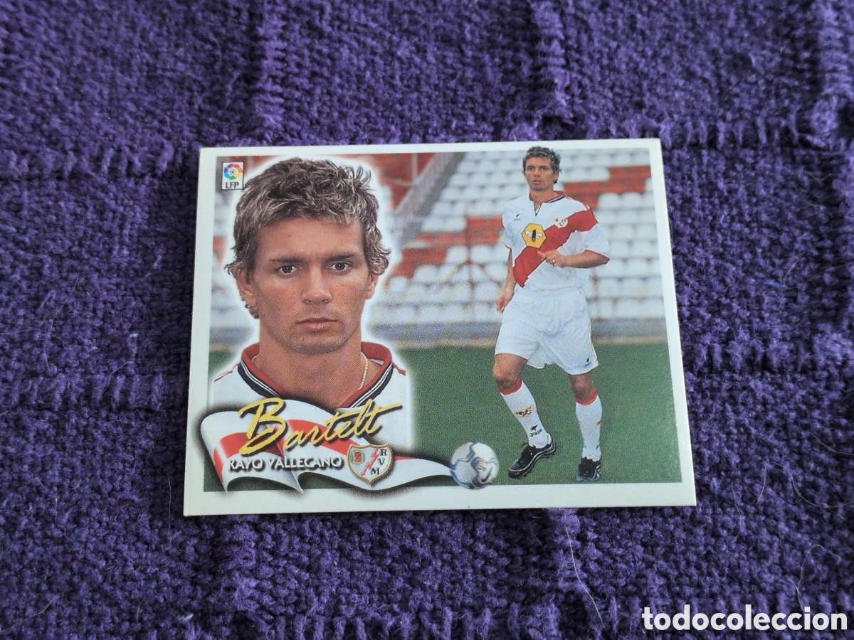 Cromos de f&uacute;tbol: Rayo Vallecano - Bartelt - COLOCA - Ediciones Este Liga 2000-2001, 00-01 - Nunca Pegado