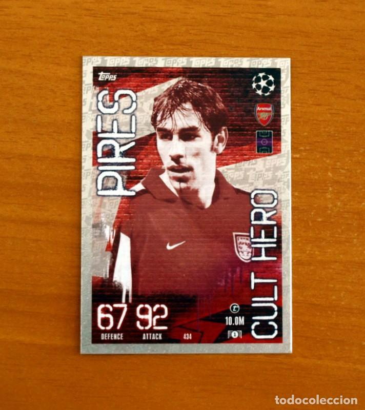 Football Stickers: Arsenal -N&ordm; 434 Pires -Cult Hero -Topps Match Attax Trading Card Game-2023-2024-23-24
