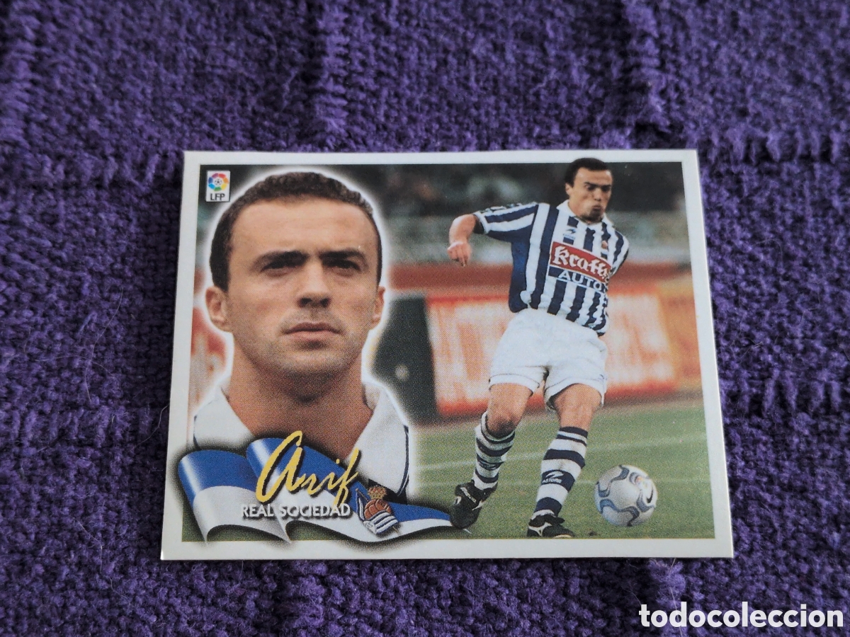 Figurine di Calcio: ARIF REAL SOCIEDAD LIGA ESTE 2000 2001 00 01 NUNCA PEGADO SIN PEGAR