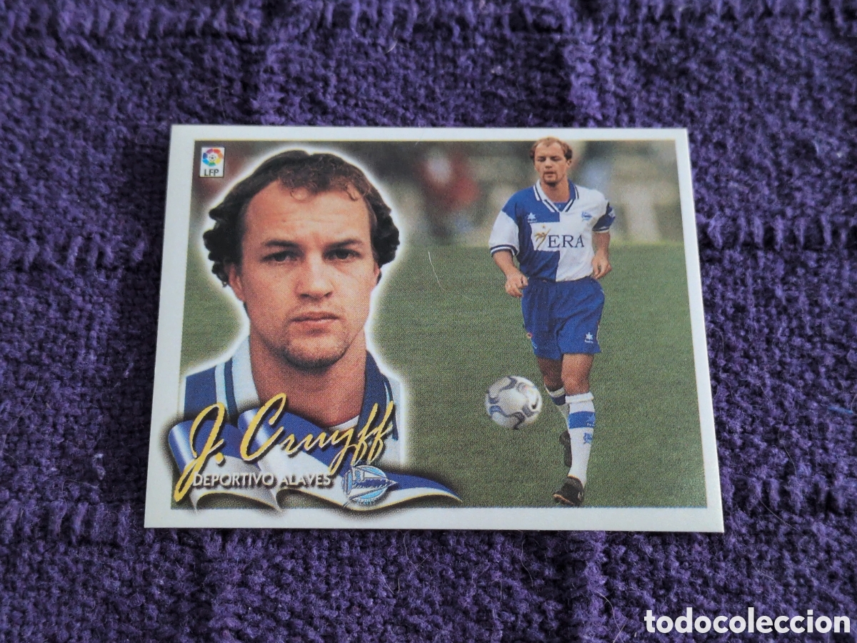 Figurine di Calcio: Alav&eacute;s - Jordi Cruyff - COLOCA - Ediciones Este Liga 2000-2001, 00-01 - Nunca Pegado