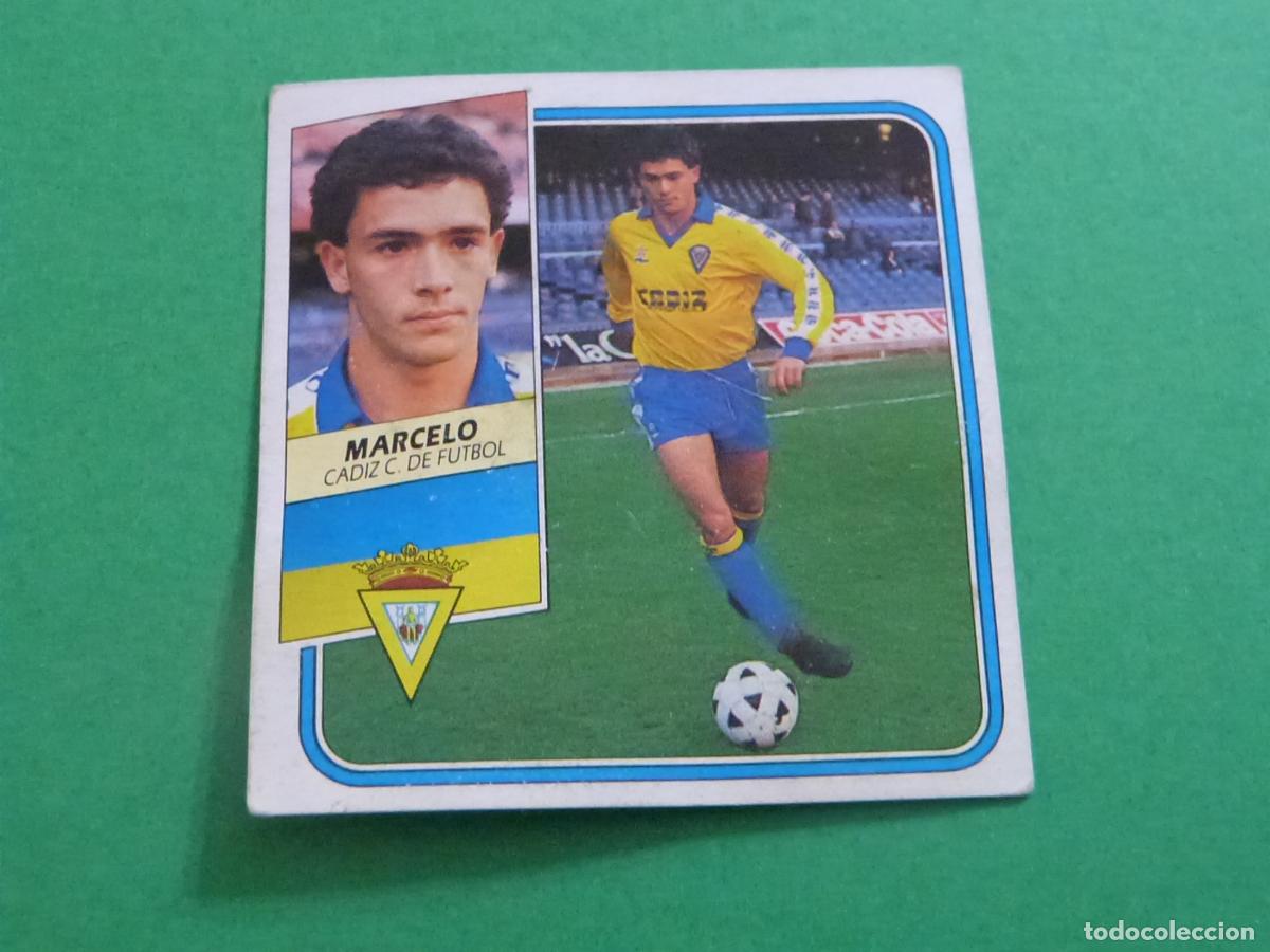 Cromos de f&uacute;tbol: CROMO FUTBOL MARCELO CADIZ C.F. DESPEGADO LIGA ESTE 1989-1990/89-90