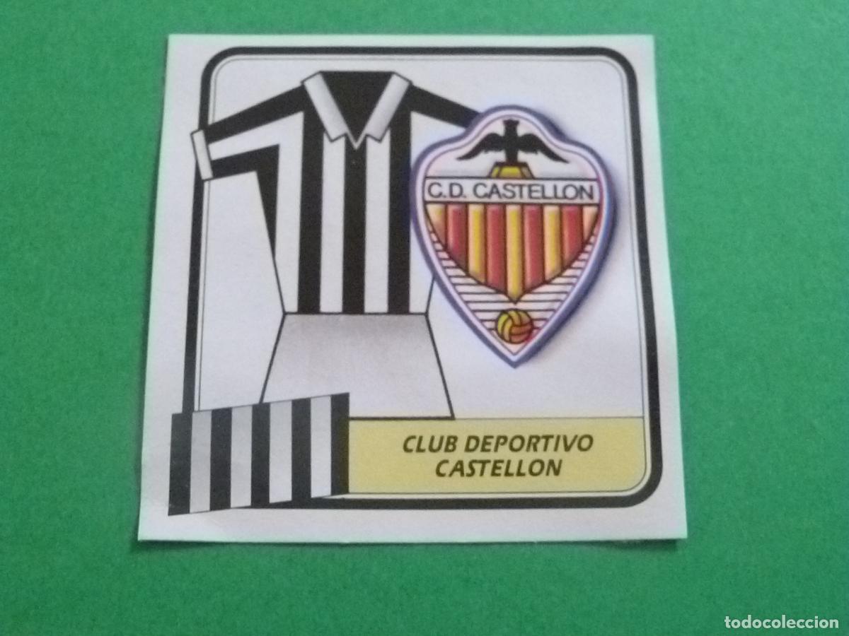 Cromos de f&uacute;tbol: CROMO FUTBOL ESCUDO Y EQUIPACI&Oacute;N C.D. CASTELL&Oacute;N DESPEGADO LIGA ESTE 1989-1990/89-90