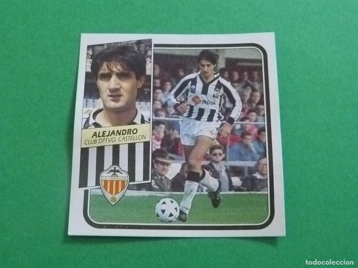 Cromos de f&uacute;tbol: CROMO FUTBOL ALEJANDRO C.D. CASTELL&Oacute;N DESPEGADO LIGA ESTE 1989-1990/89-90