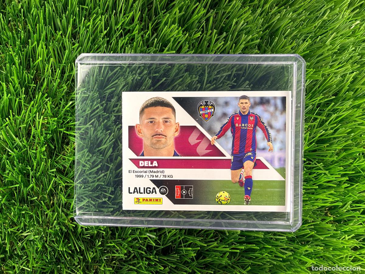 Cromos de f&uacute;tbol: N&ordm; 7 Dela Levante UD Liga Este 26 27