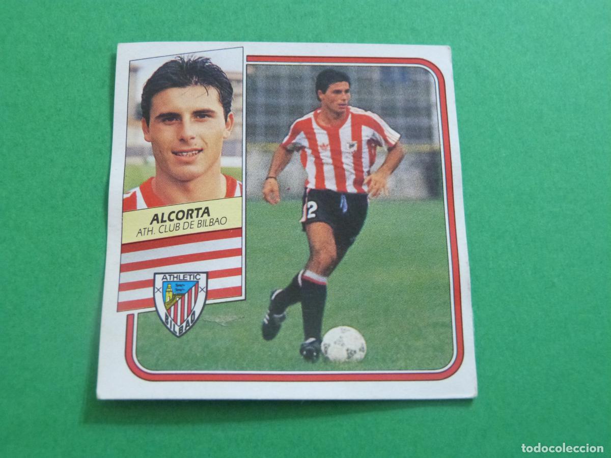 Cromos de f&uacute;tbol: CROMO FUTBOL ALCORTA ATH. BILBAO DESPEGADO LIGA ESTE 1989-1990/89-90