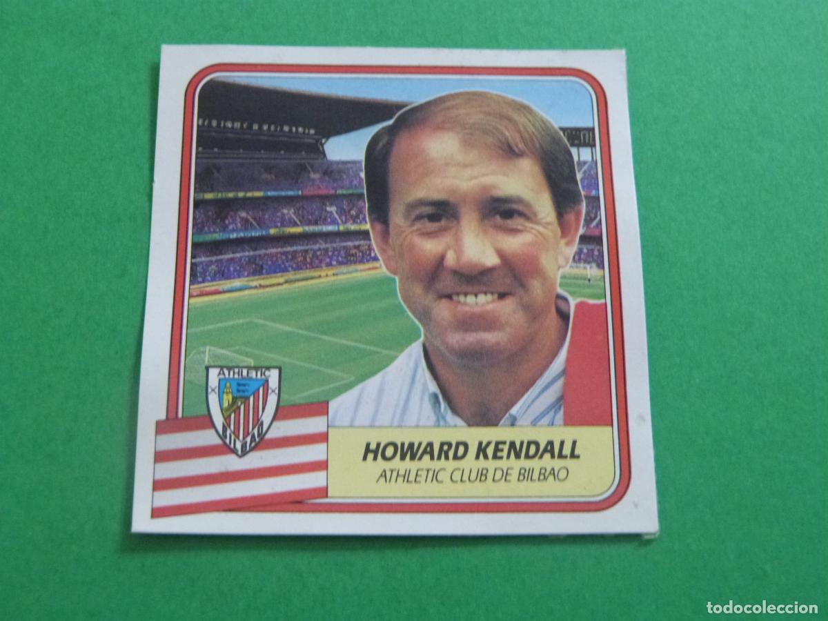 Cromos de f&uacute;tbol: CROMO FUTBOL HOWARD KENDALL ATH. BILBAO DESPEGADO LIGA ESTE 1989-1990/89-90