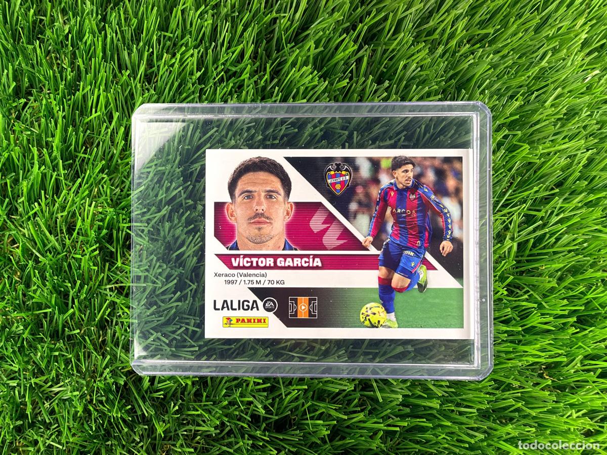 Cromos de f&uacute;tbol: N&ordm; 14A V&iacute;ctor Garc&iacute;a Levante UD Liga Este 26 27