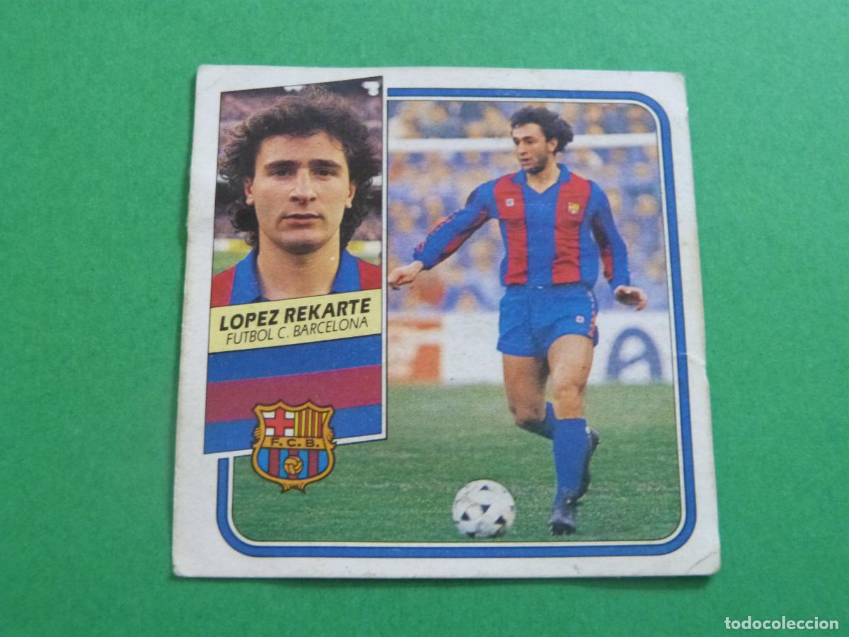 Cromos de f&uacute;tbol: CROMO FUTBOL LOPEZ REKARTE F.C.BARCELONA DESPEGADO LIGA ESTE 1989-1990/89-90