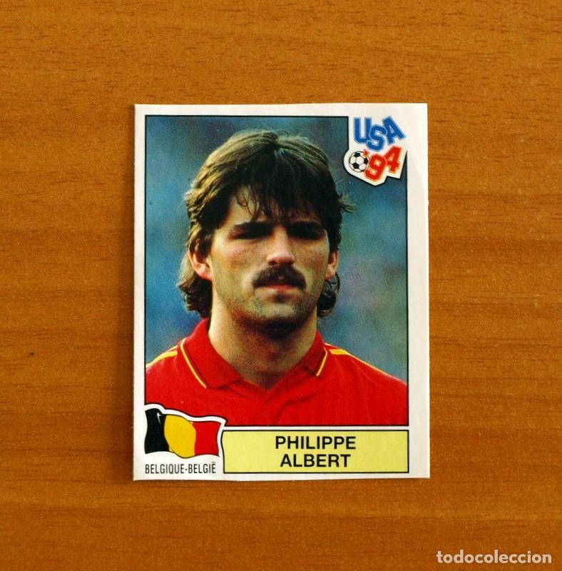 Cromos de f&uacute;tbol: B&eacute;lgica - N&ordm; 381 Philippe Albert - Mundial USA 94 - Panini 1994 - Nunca pegado