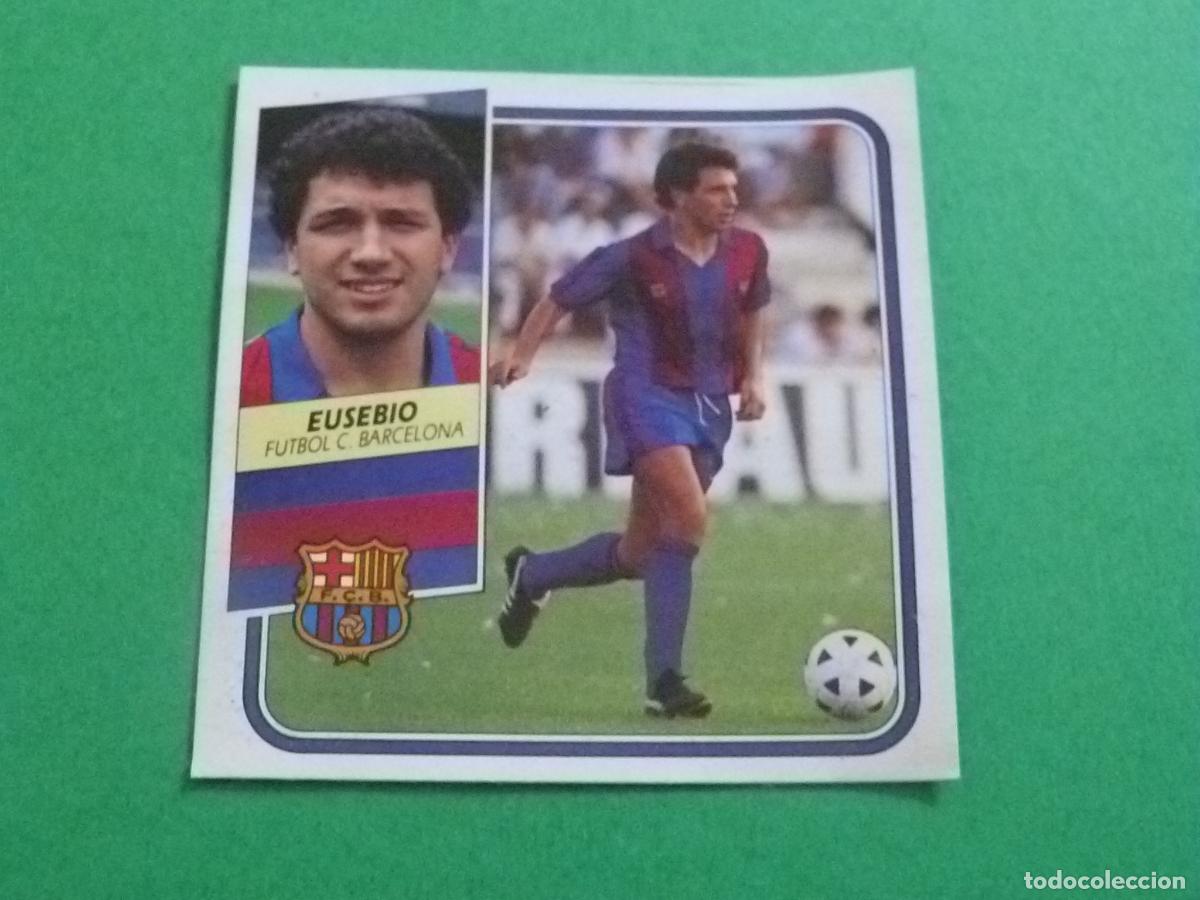 Cromos de f&uacute;tbol: CROMO FUTBOL EUSEBIO F.C.BARCELONA DESPEGADO LIGA ESTE 1989-1990/89-90