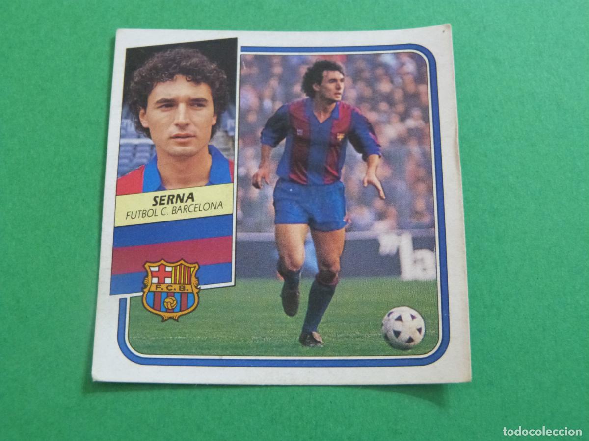Cromos de f&uacute;tbol: CROMO FUTBOL SERNA F.C.BARCELONA DESPEGADO LIGA ESTE 1989-1990/89-90