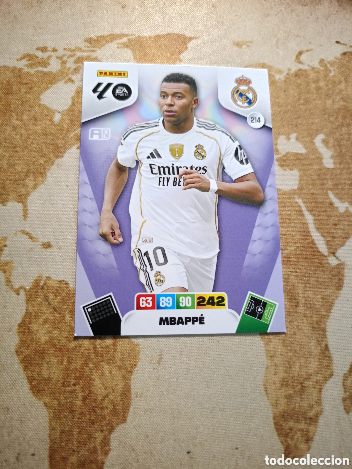 Figurine di Calcio: # Real Madrid 214 MBAPP&Eacute; Adrenalyn 2025-26