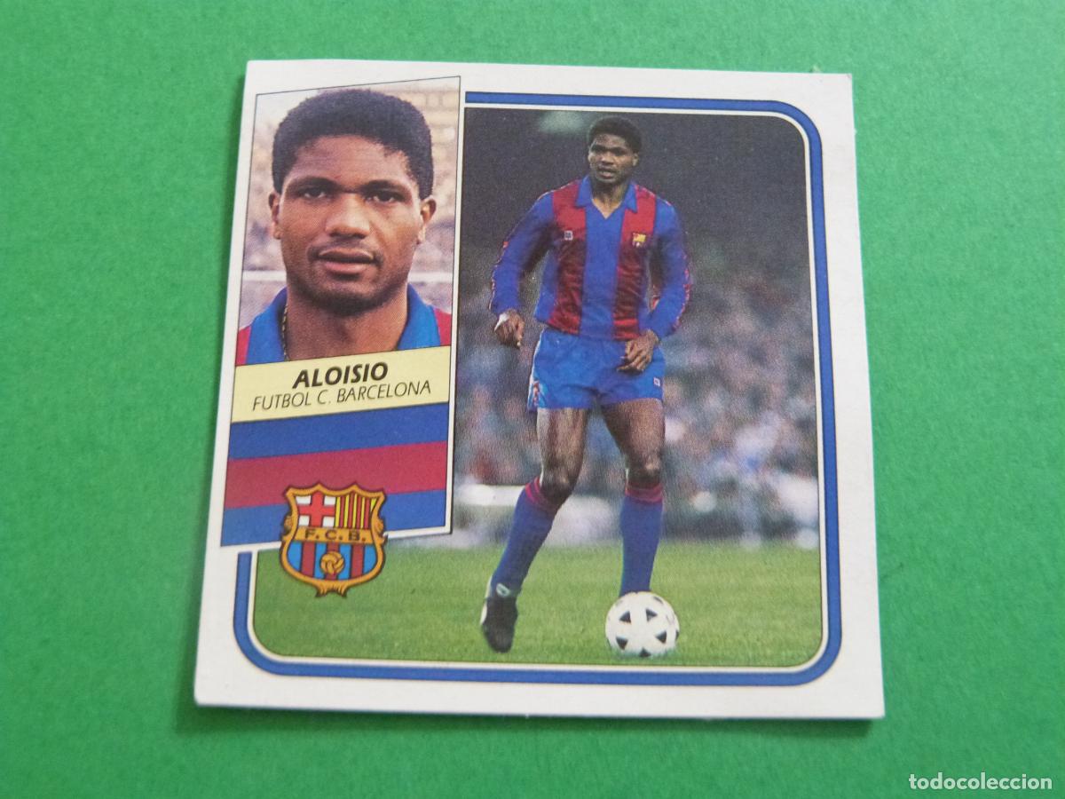 Cromos de f&uacute;tbol: CROMO FUTBOL ALOISIO F.C.BARCELONA DESPEGADO LIGA ESTE 1989-1990/89-90