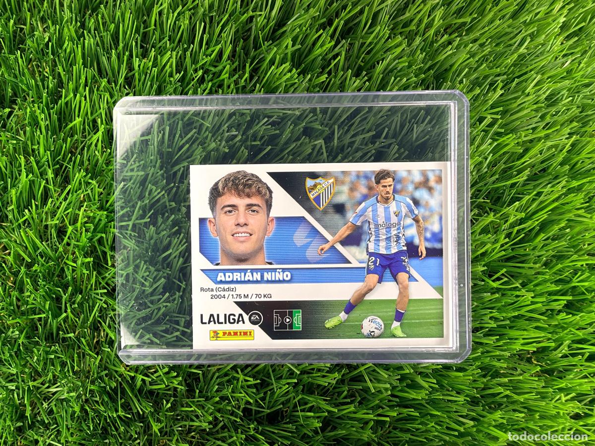 Fu&szlig;ball-Sticker: N&ordm; 18 Adri&aacute;n Ni&ntilde;o M&aacute;laga CF Liga Este 26 27