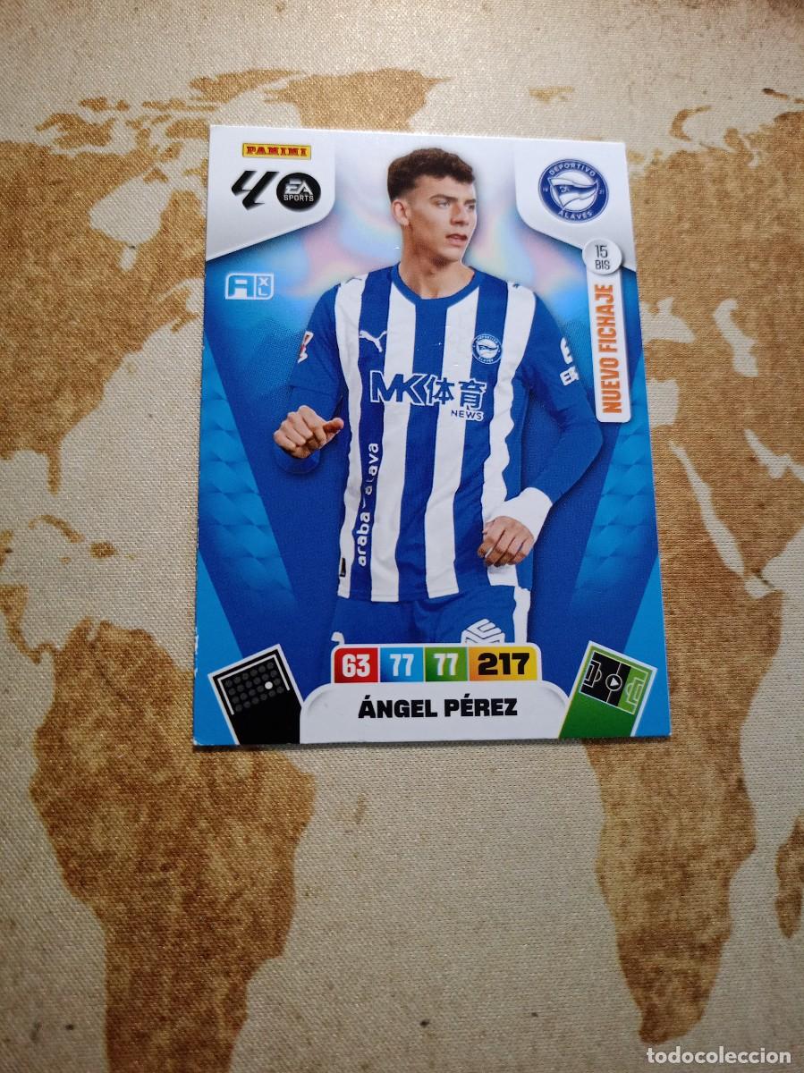Fu&szlig;ball-Sticker: # Alav&eacute;s 15 bis &Aacute;NGEL P&Eacute;REZ Adrenalyn 2025-26