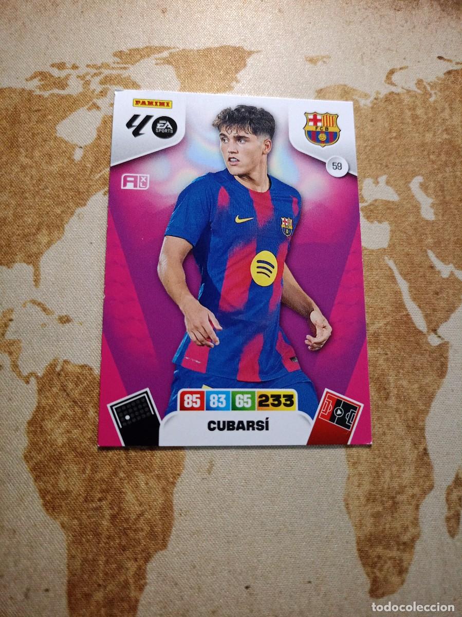 Cromos de f&uacute;tbol: # Barcelona 59 CUBARS&Iacute; Adrenalyn 2025-26