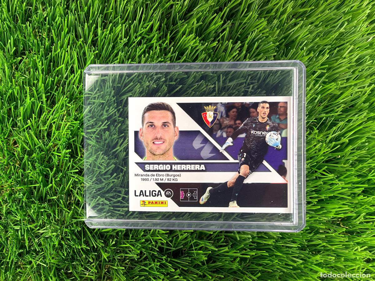 Cromos de f&uacute;tbol: N&ordm; 3 Sergio Herrera CA Osasuna Liga Este 26 27