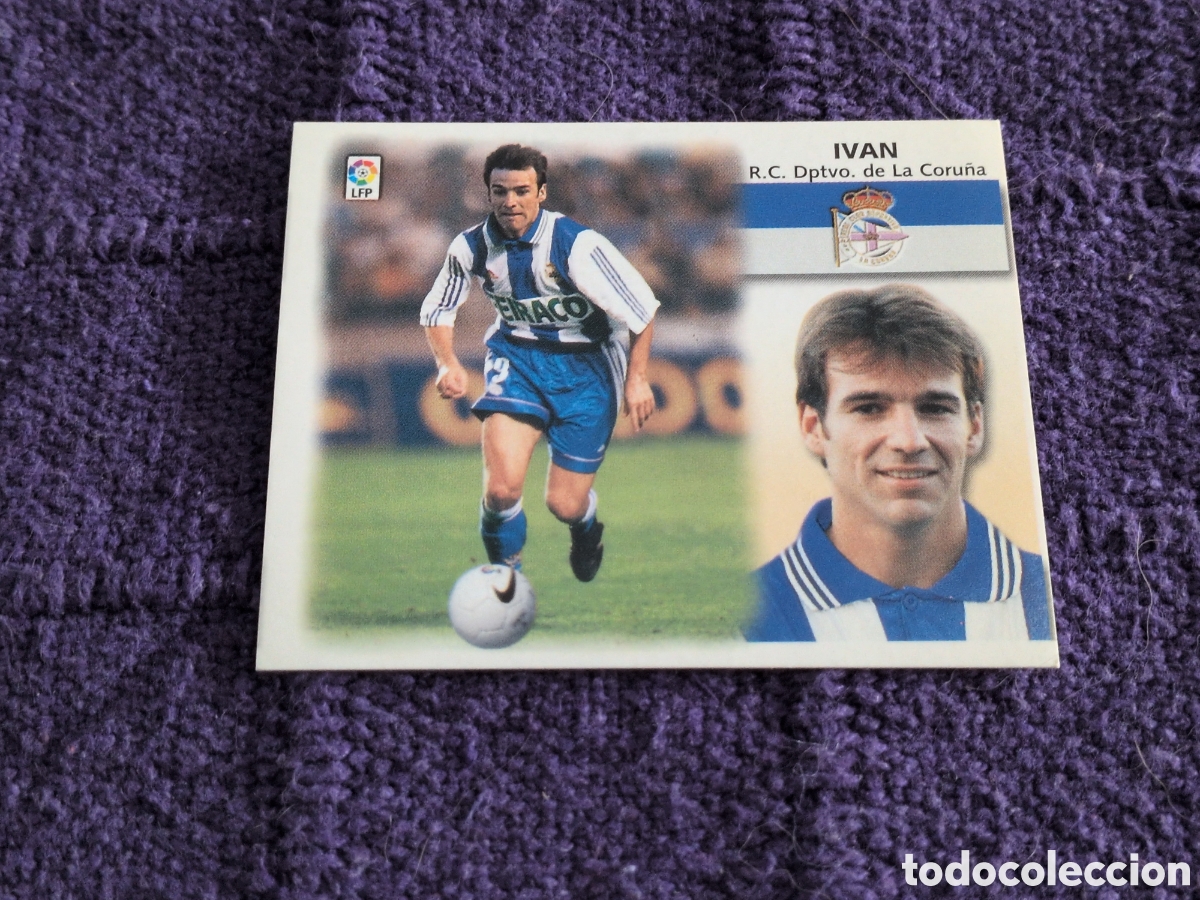 Figurine di Calcio: ESTE 99 00 FICHAJE N&ordm; 20 IVAN PEREZ DEPORTIVO CORU&Ntilde;A 1999 2000 NUNCA PEGADO