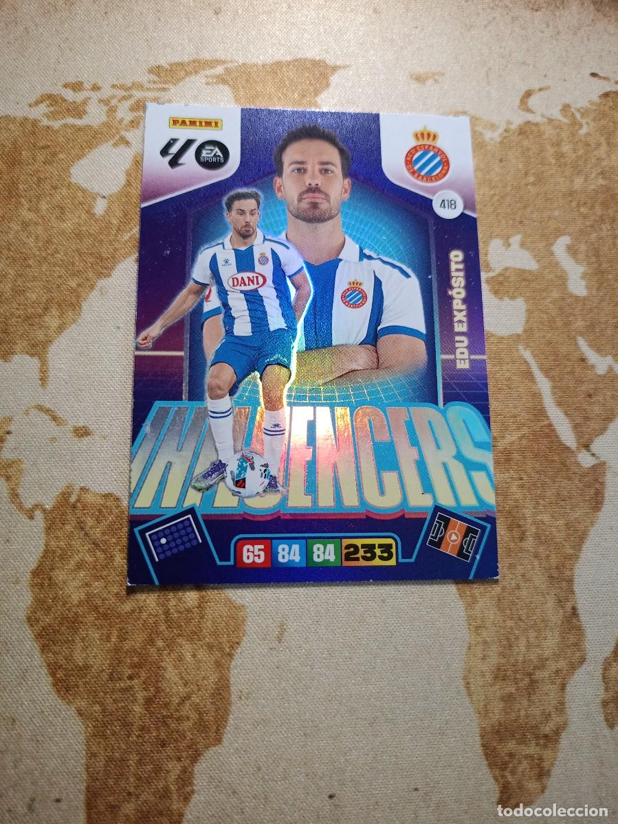 Cromos de f&uacute;tbol: # Influencers 418 EDU EXP&Oacute;SITO Adrenalyn 2025-26