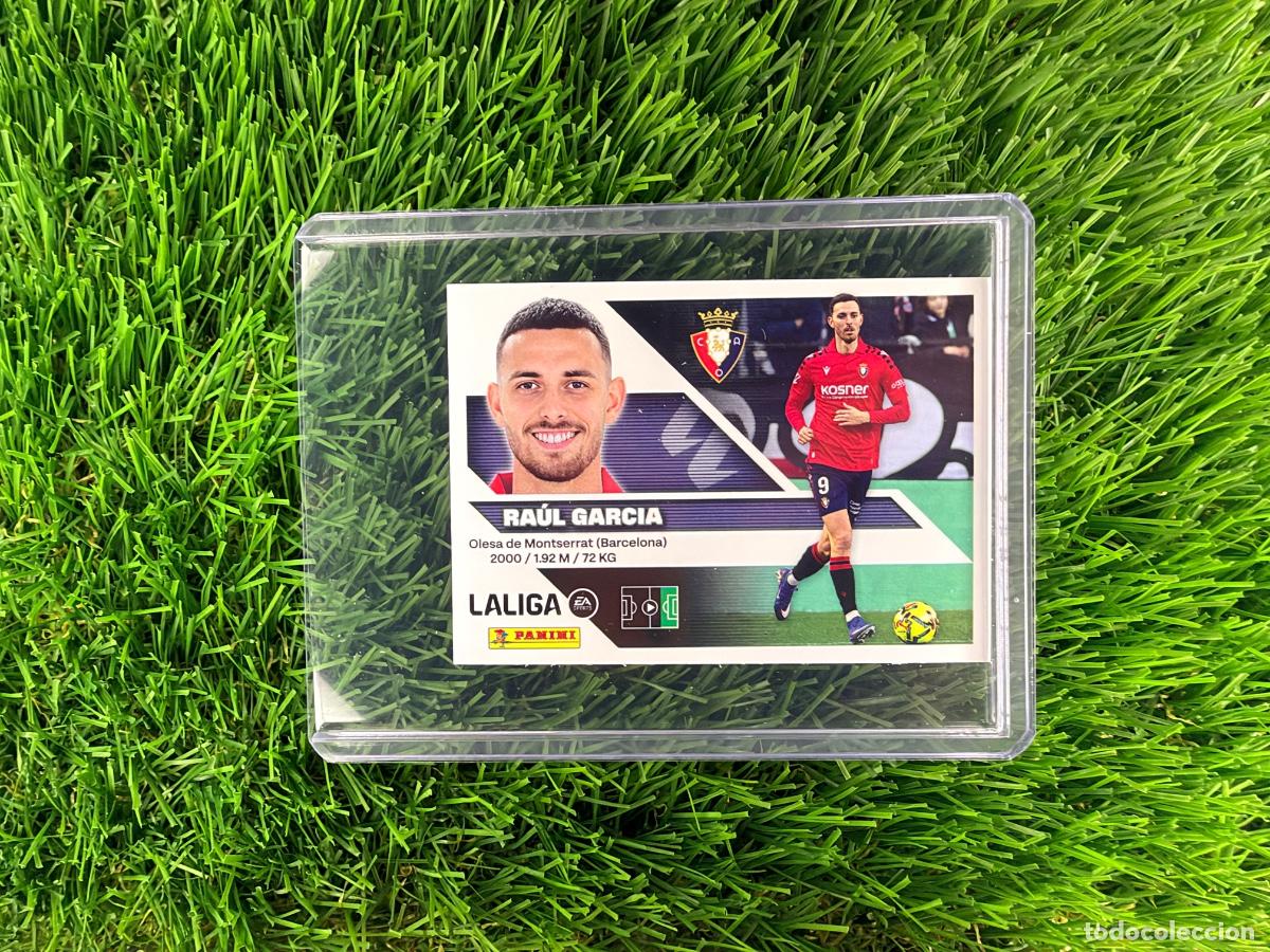 Cromos de f&uacute;tbol: N&ordm; 18 Ra&uacute;l Garc&iacute;a CA Osasuna Liga Este 26 27