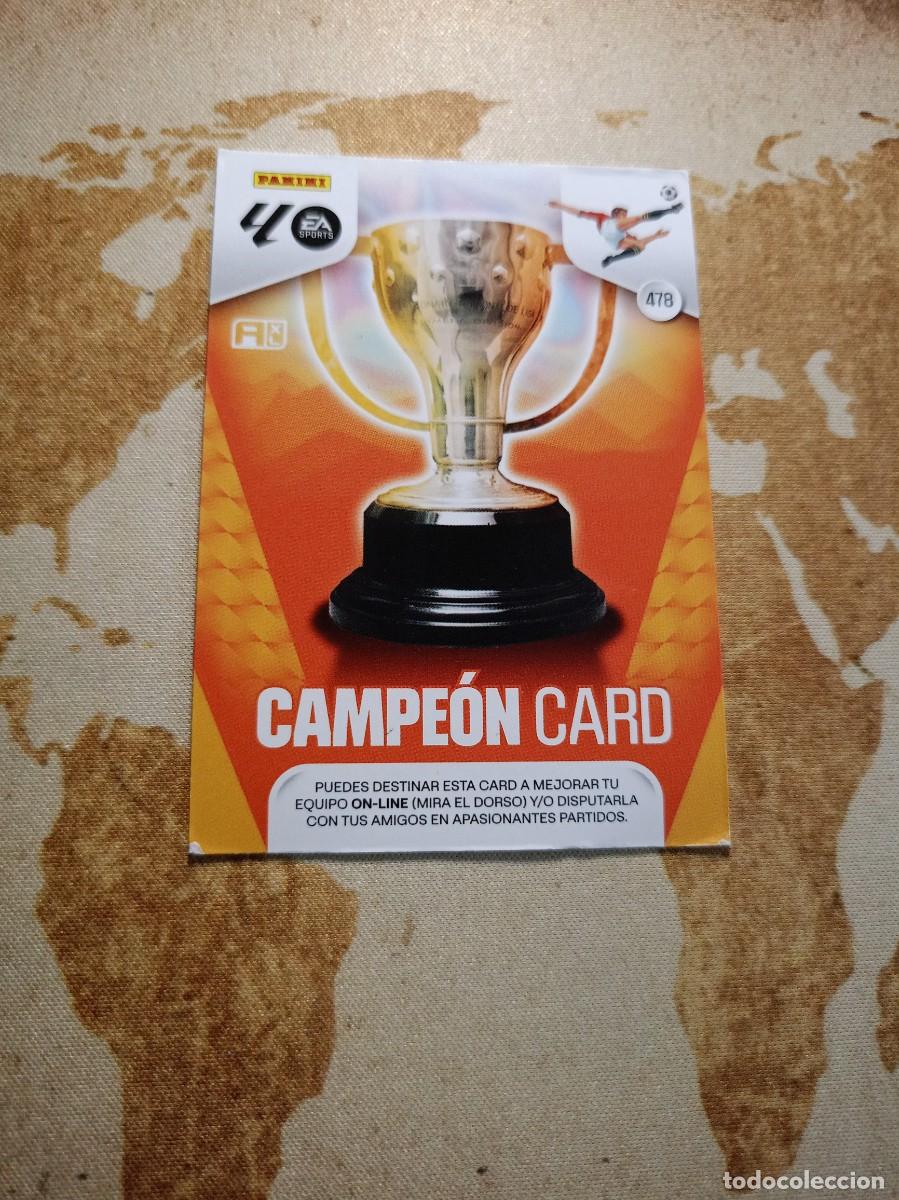 Cromos de f&uacute;tbol: # CAMPE&Oacute;N CARD 478 Adrenalyn 2025-26