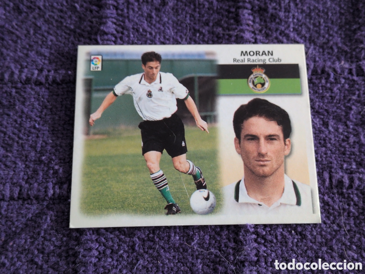 Fu&szlig;ball-Sticker: MORAN RACING SANTANDER COLOCA LIGA ESTE 1999/00 99 00 NUNCA PEGADO SIN PEGAR
