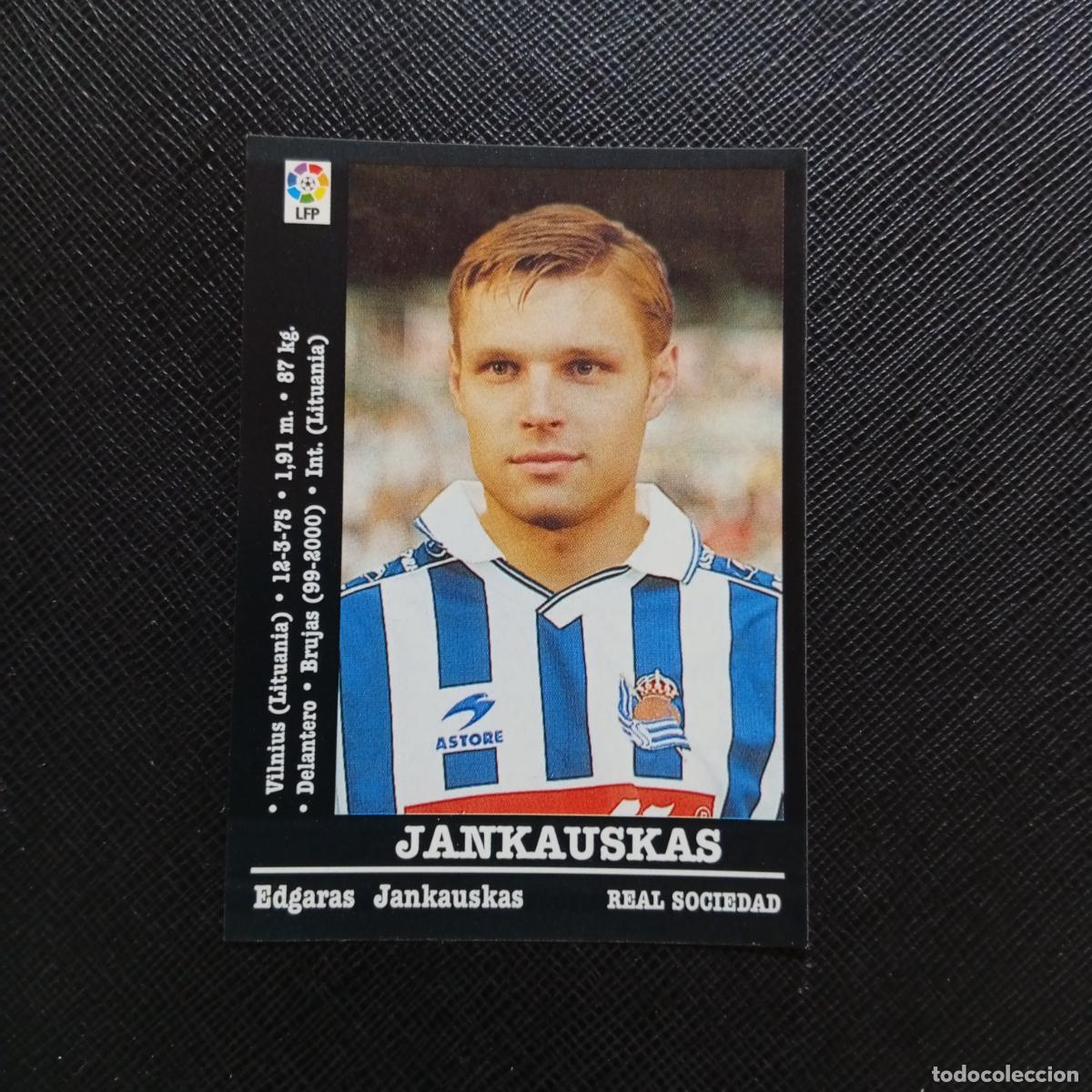 Cromos de f&uacute;tbol: 220 JANKAUSKAS REAL SOCIEDAD PANINI 00 01 CROMO FUTBOL LIGA 2000 2001 - SIN PEGAR - A23 PG28