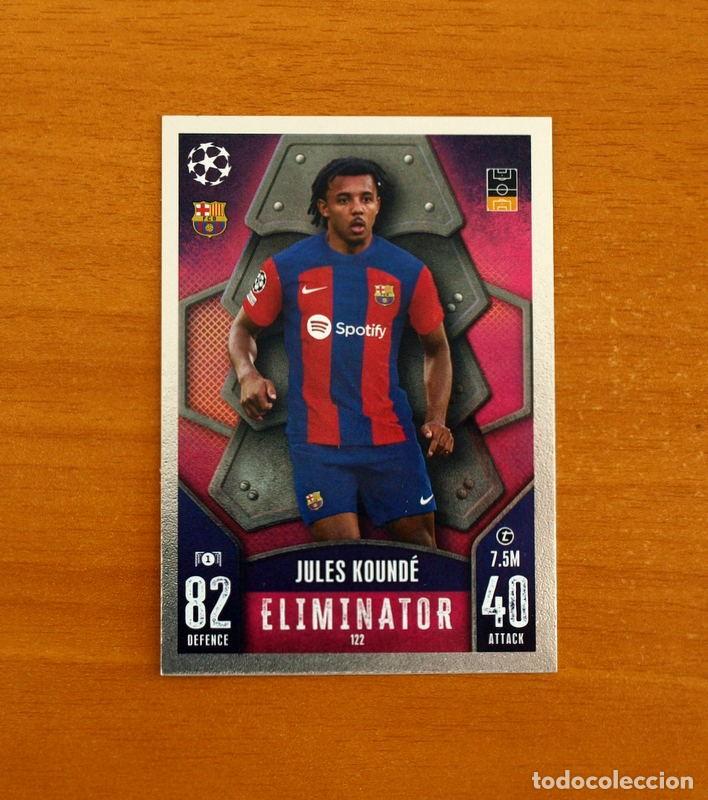 Cromos de f&uacute;tbol: Barcelona -N&ordm; 122 Jules Kound&eacute; -Eliminator -Topps Match Attax Trading Card Game-2023-2024-23-24