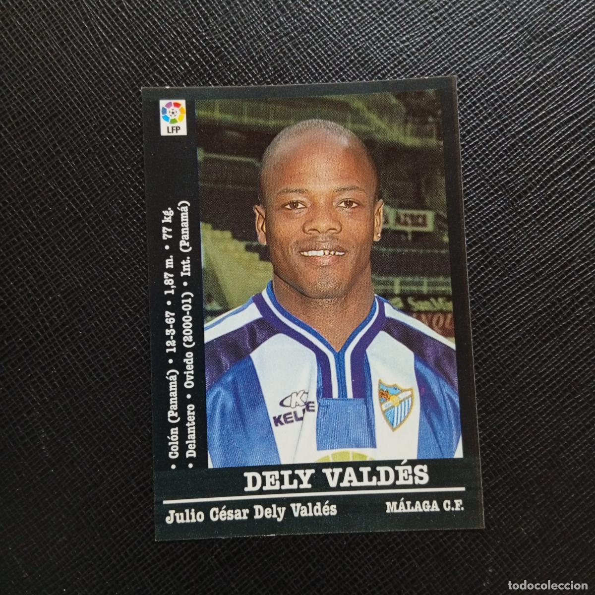 Cromos de f&uacute;tbol: DELY VALDES MALAGA PANINI 00 01 CROMO FUTBOL LIGA 2000 2001 - SIN PEGAR - A23 PG28 ULTIMO FICHAJE