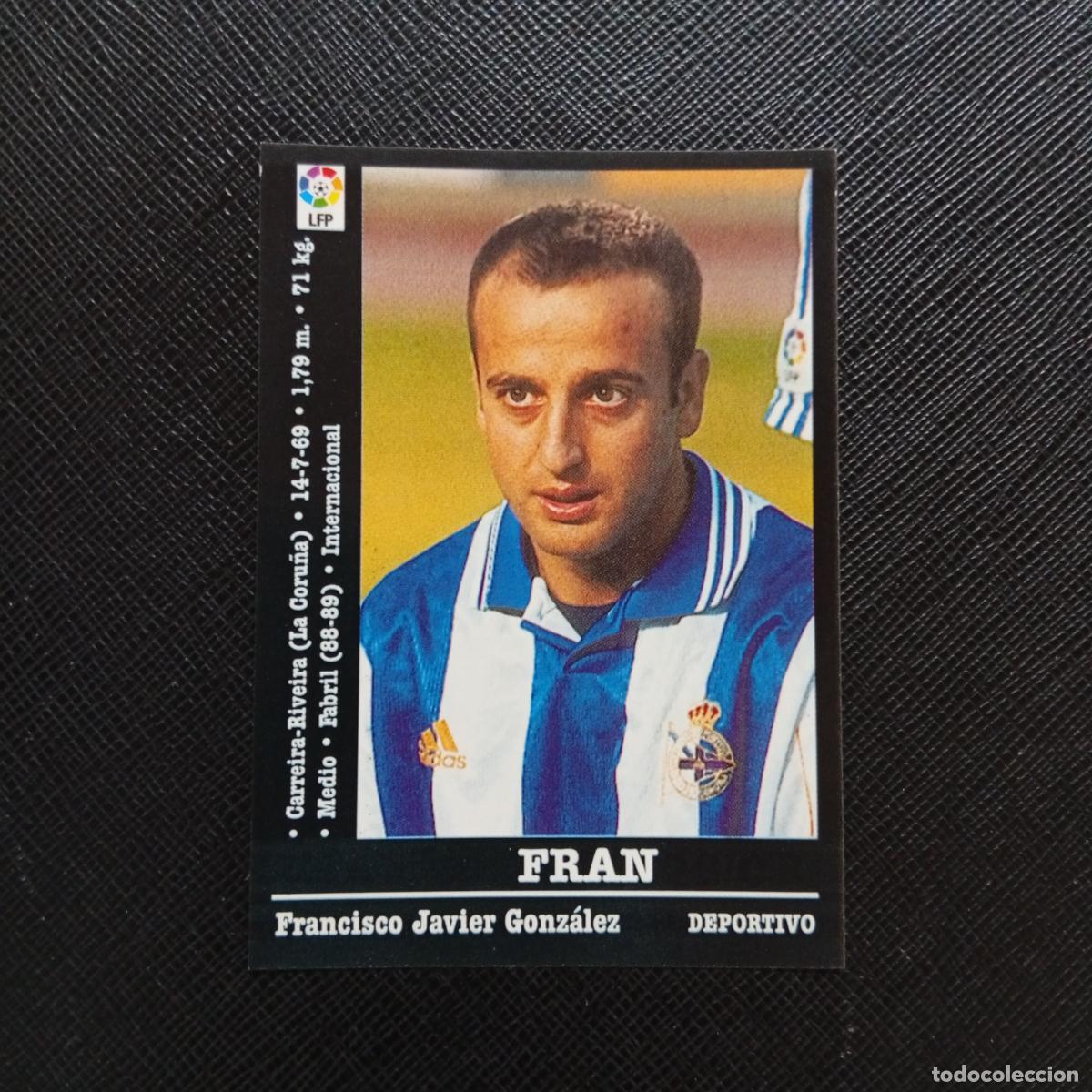 Cromos de f&uacute;tbol: 13 FRAN DEPORTIVO PANINI 00 01 CROMO FUTBOL LIGA 2000 2001 - SIN PEGAR - A23 PG28