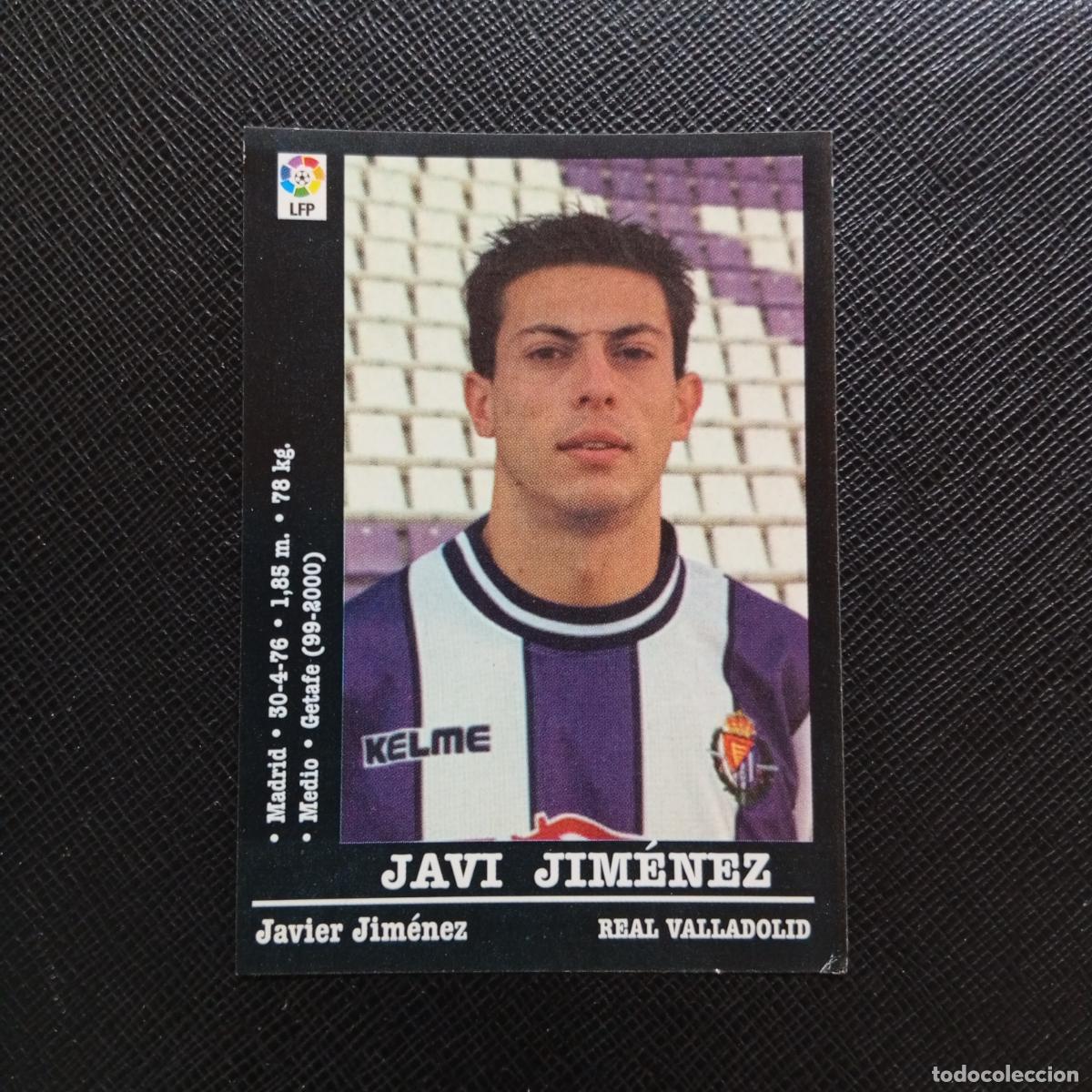 Cromos de f&uacute;tbol: 128 JAVI JIMENEZ VALLADOLID PANINI 00 01 CROMO FUTBOL LIGA 2000 2001 - SIN PEGAR - A23 PG28