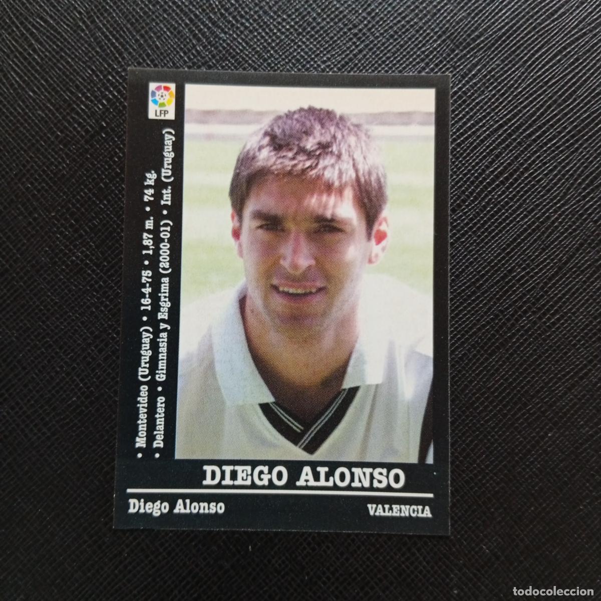 Cromos de f&uacute;tbol: DIEGO ALONSO VALENCIA PANINI 00 01 CROMO FUTBOL LIGA 2000 2001 - SIN PEGAR - A23 PG28 ULTIMO FICHAJE